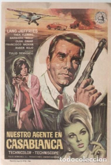 Cine: PROGRAMA DE CINE: NUESTRO AGENTE EN CASABLANCA PC-11354