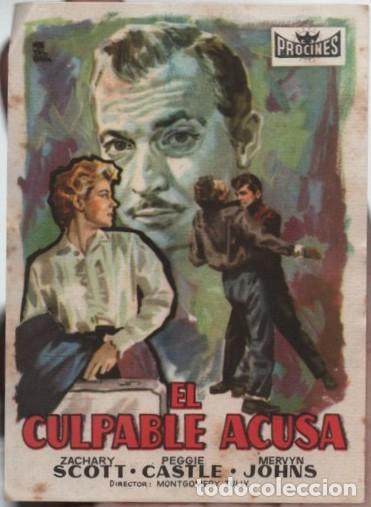 Cine: PROGRAMA DE CINE: EL CULPABLE ACUSA PC-11365