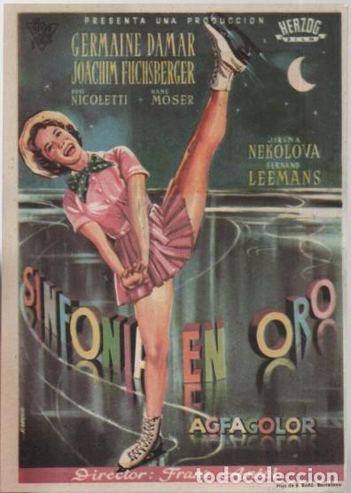 Cine: PROGRAMA DE CINE: SINFONIA EN ORO PC-11366 - Foto 1