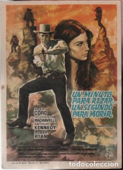Cine: PROGRAMA DE CINE: UN MINUTO PARA REZAR UN SEGUNDO PARA MORIR PC-11367