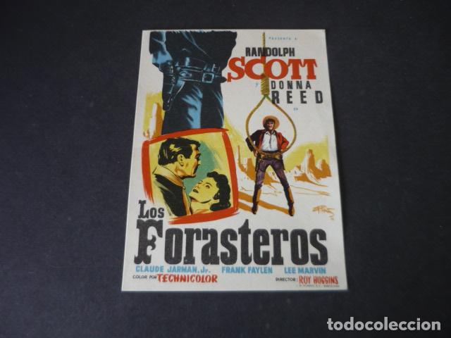 Cine: LOS FORASTEROS PROGRAMA DE MANO SIN PUBLICIDAD