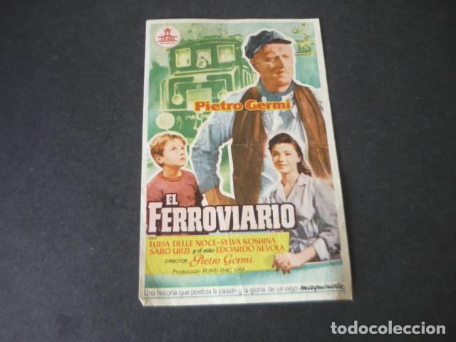  Flyers Publicitaires de films Anciens: EL FERROVIARIO PROGRAMA DE MANO SIN PUBLICIDAD