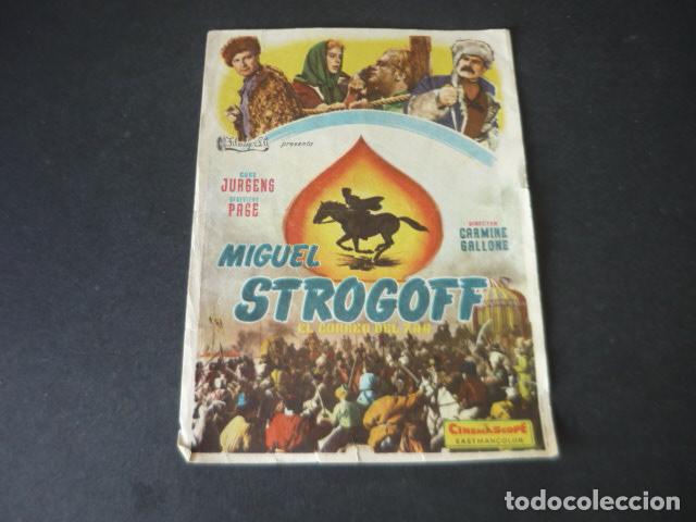 Cine: MIGUEL STROGOFF PROGRAMA DE MANO SIN PUBLICIDAD - Foto 1