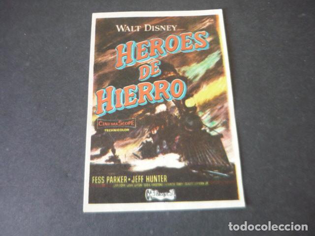 Cine: HEROES DE HIERRO PROGRAMA DE MANO SIN PUBLICIDAD - Foto 1
