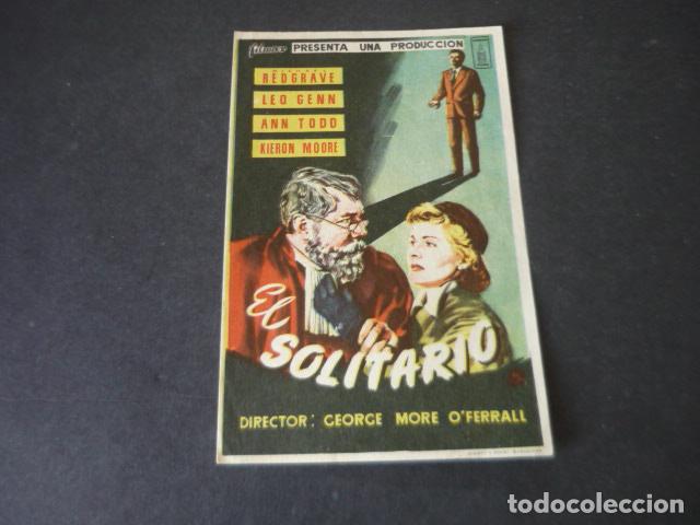 Cine: EL SOLITARIO PROGRAMA DE MANO SIN PUBLICIDAD - Foto 1