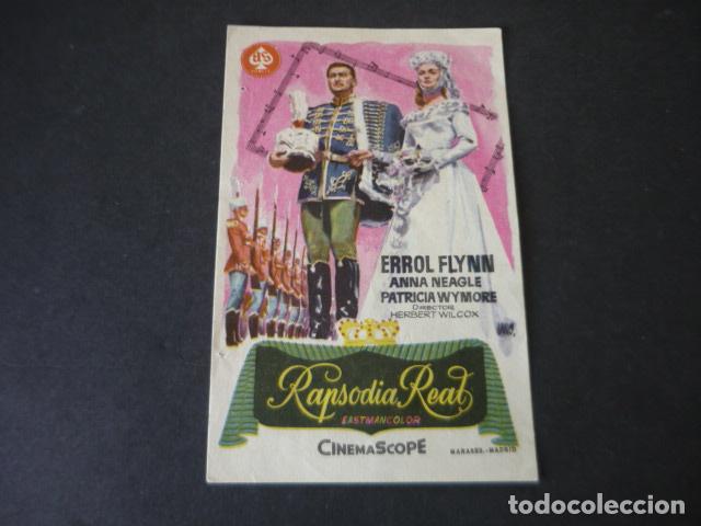 Cine: RAPSODIA REAL PROGRAMA DE MANO SIN PUBLICIDAD - Foto 1