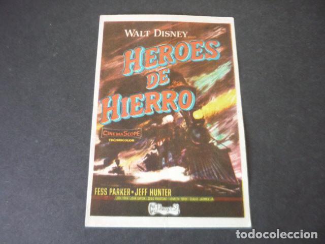 Cine: HEROES DE HIERRO PROGRAMA DE MANO SIN PUBLICIDAD - Foto 1