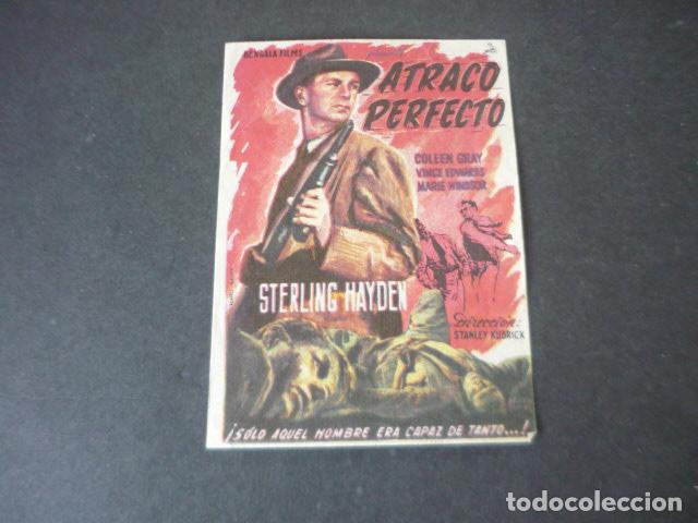 Cine: ATRACO PERFECTO PROGRAMA DE MANO SIN PUBLICIDAD - Foto 1