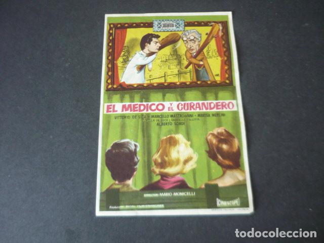 Cine: EL MEDICO Y EL CURANDERO PROGRAMA DE MANO SIN PUBLICIDAD