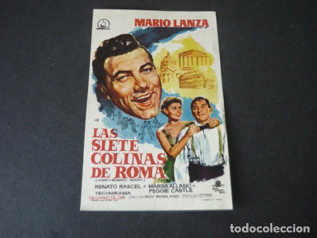 Cine: LAS SIETE COLINAS DE ROMA PROGRAMA DE MANO SIN PUBLICIDAD - Foto 1