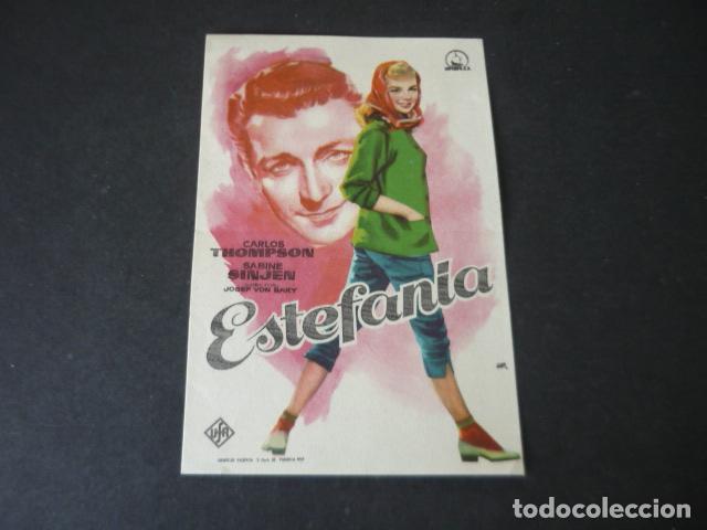  Flyers Publicitaires de films Anciens: ESTEFANIA PROGRAMA DE MANO SIN PUBLICIDAD