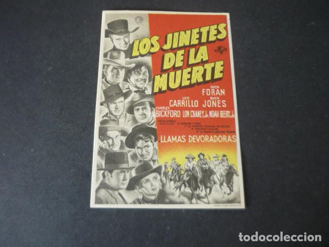 Cine: LOS JINETES DE LA MUERTE PROGRAMA DE MANO SIN PUBLICIDAD - Foto 1
