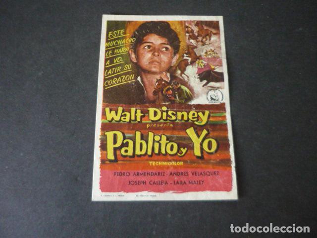 Kino: PABLITO Y YO PROGRAMA DE MANO SIN PUBLICIDAD