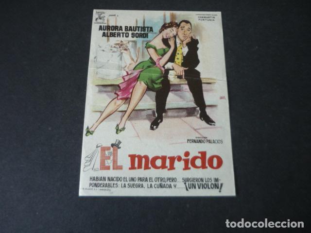  Flyers Publicitaires de films Anciens: EL MARIDO PROGRAMA DE MANO SIN PUBLICIDAD