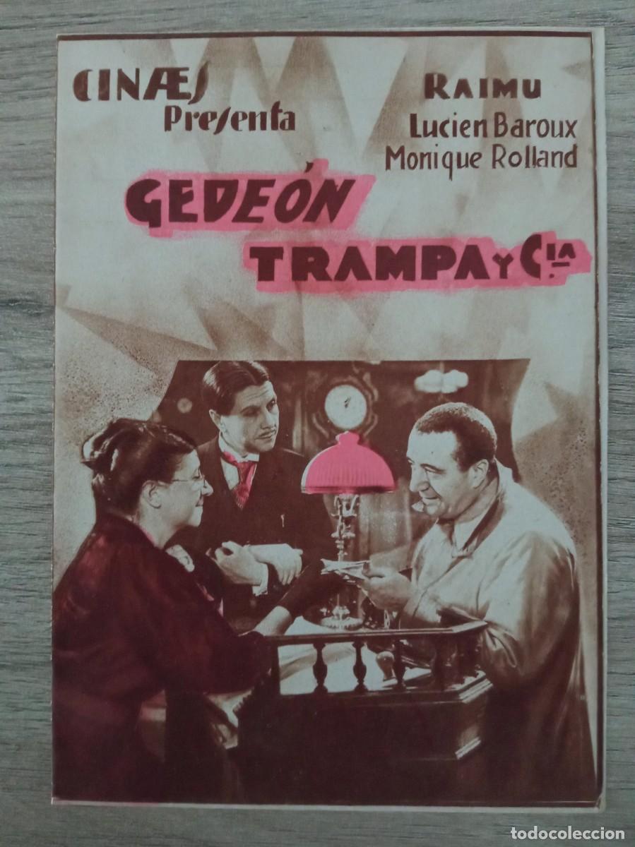 Cine: GEDEON TRAMPA Y CIA, RAIMU - Foto 1