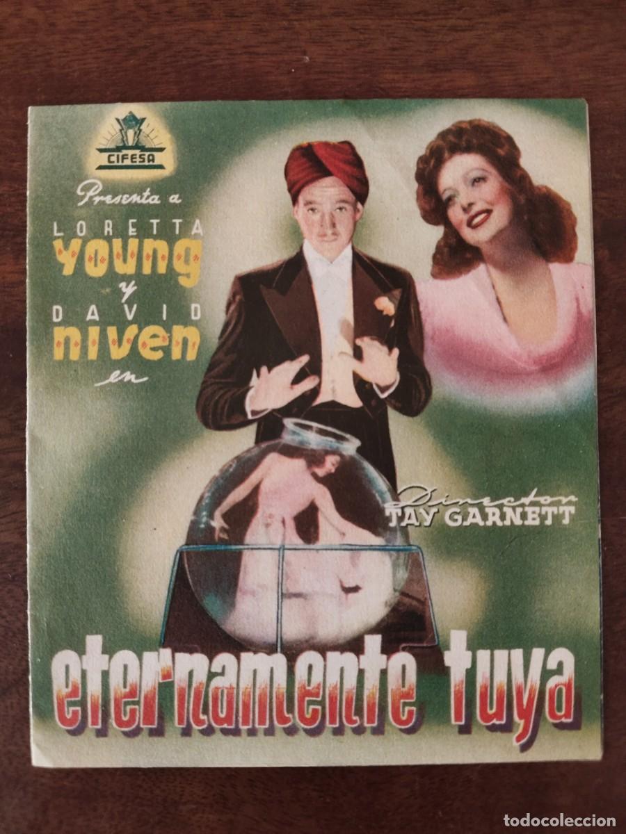 Kino: Eternamente tuya. Cine Anita, Jerez de los Caballeros, Badajoz. 1947.