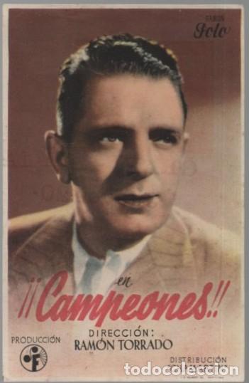 Cine: PROGRAMA DE CINE: &iexcl;&iexcl;CAMPEONES!! PC-11374