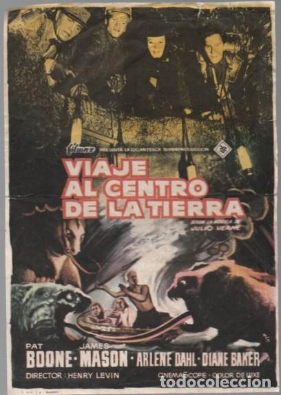 Cine: PROGRAMA DE CINE: VIAJE AL CENTRO DE LA TIERRA PC-11376