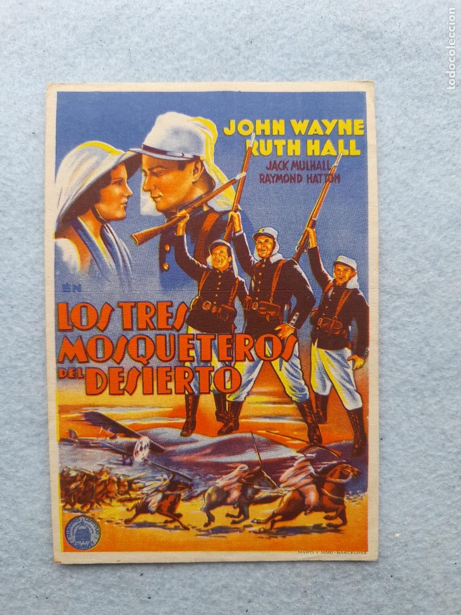 Kino: Los Tres Mosqueteros del Desierto. A&ntilde;o 1947. John Wayne. Ruth Hall.
