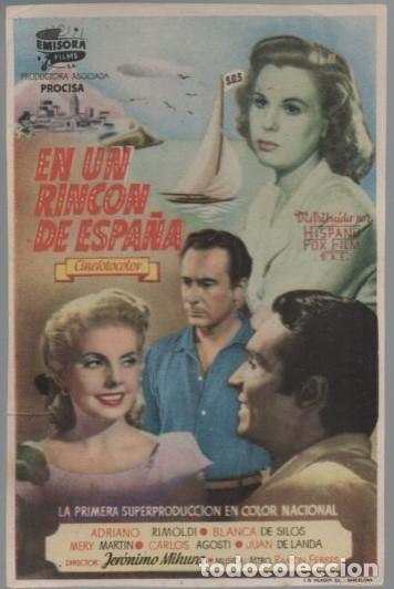 Cine: PROGRAMA DE CINE: EN UN RINCON DE ESPA&Ntilde;A PC-11381