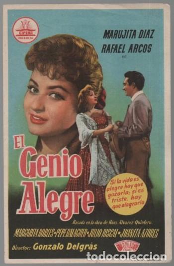 Cine: PROGRAMA DE CINE: EL GENIO ALEGRE PC-11382
