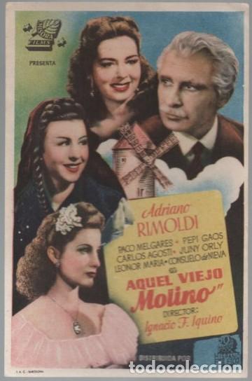 Cine: PROGRAMA DE CINE: AQUEL VIEJO MOLINO PC-11387