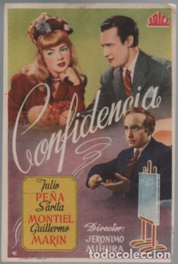 Cine: PROGRAMA DE CINE: CONFIDENCIA PC-11389