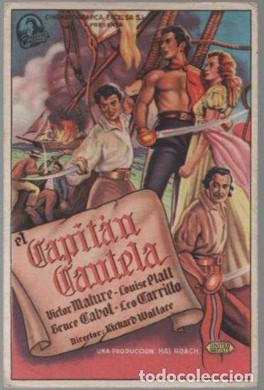 Cine: PROGRAMA DE CINE: EL CAPITAN CANTELA PC-11392