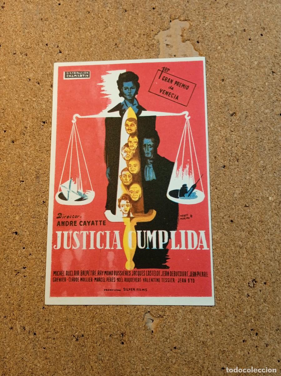 Flyers Publicitaires de films Anciens: FOLLETO DE MANO SIN PUBLICIDAD