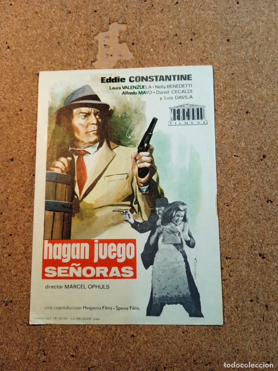  Flyers Publicitaires de films Anciens: FOLLETO DE MANO SIN PUBLICIDAD