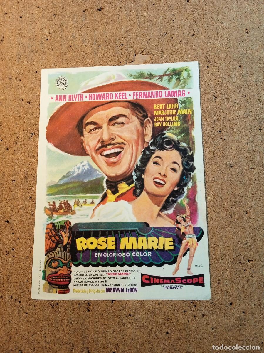  Flyers Publicitaires de films Anciens: FOLLETO DE MANO SIN PUBLICIDAD
