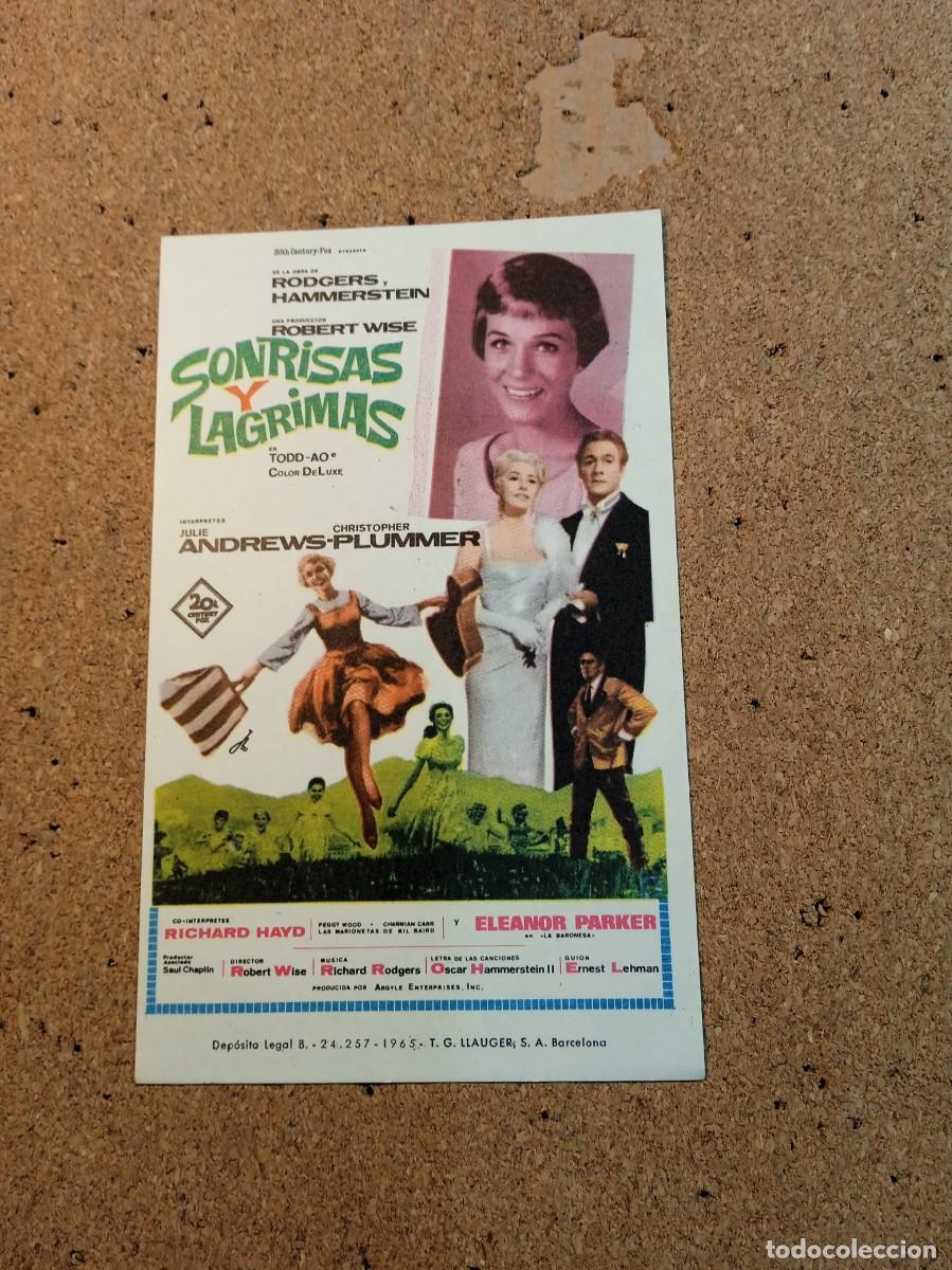  Flyers Publicitaires de films Anciens: FOLLETO DE MANO SIN PUBLICIDAD