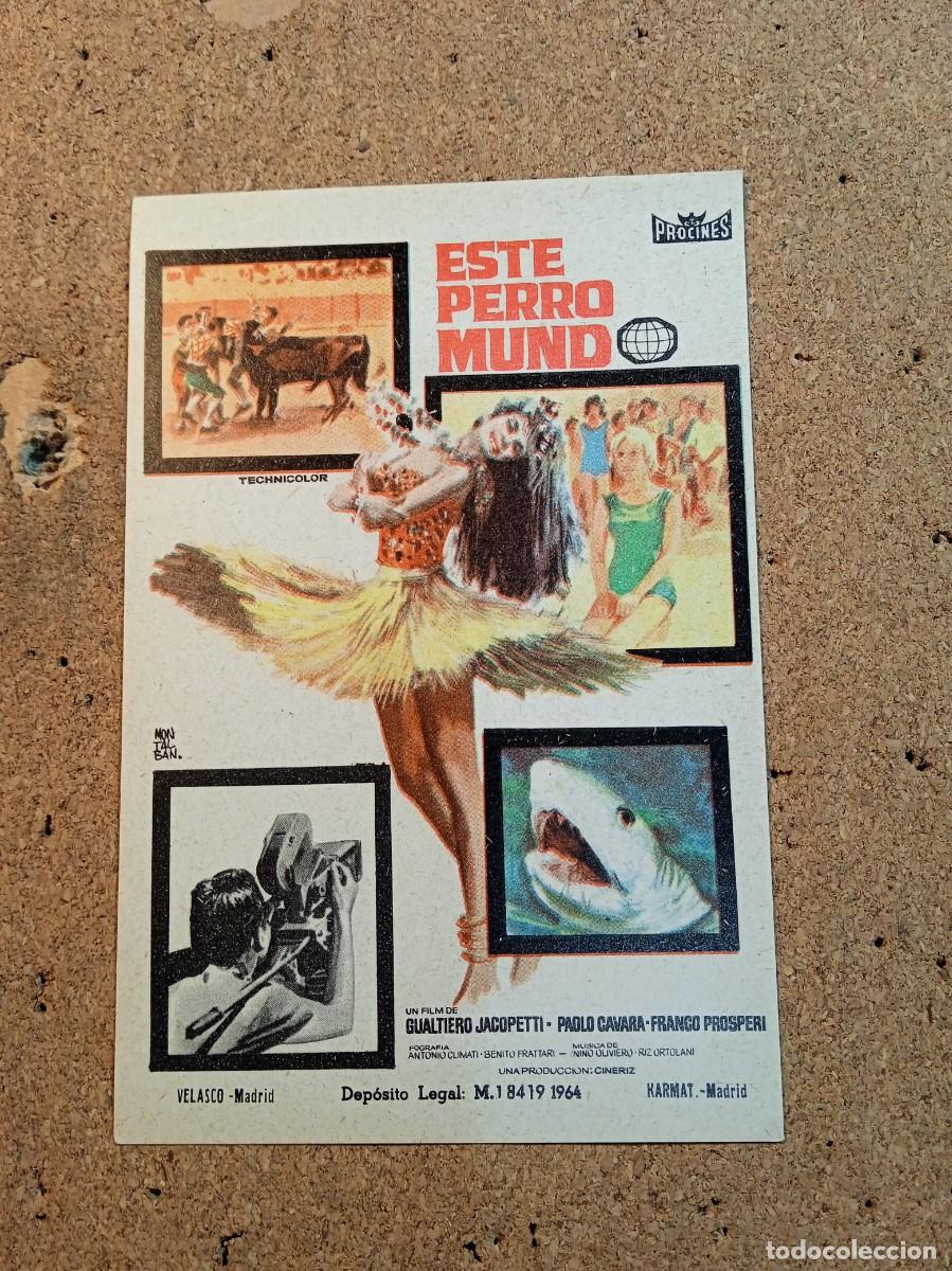  Flyers Publicitaires de films Anciens: FOLLETO DE MANO SIN PUBLICIDAD