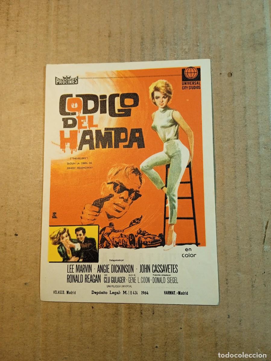 Folhetos de m&atilde;o de filmes antigos de cinema: FOLLETO DE MANO CON PUBLICIDAD