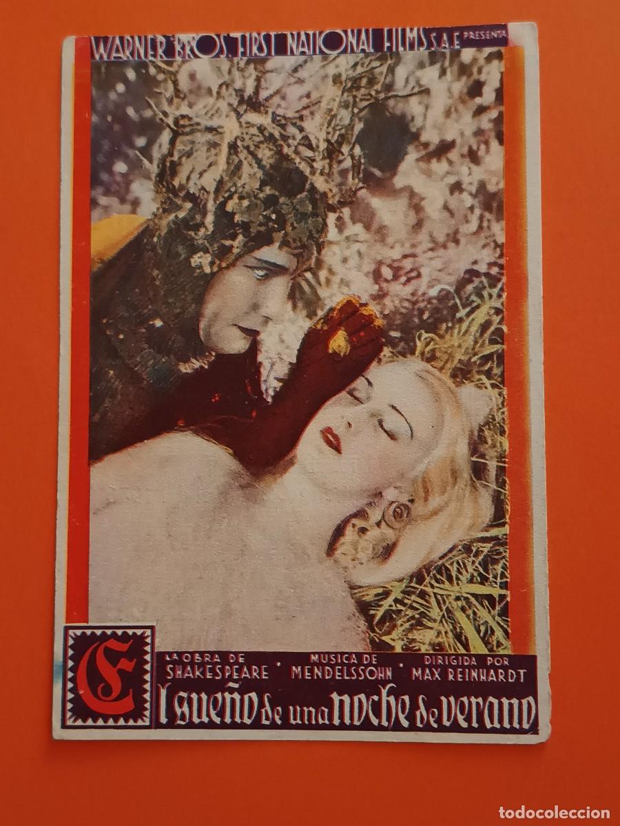  Flyers Publicitaires de films Anciens: PROGRAMA DE CINE SUE&Ntilde;O DE UNA NOCHE DE VERANO