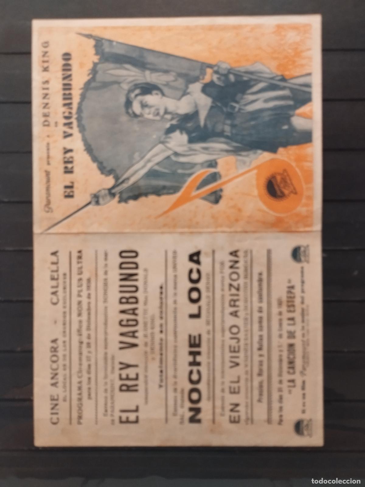 Cine: JT - PROGRAMA DE CINE. DOBLE. EL REY VAGABUNDO. INFIMO CORTE EN CANTO