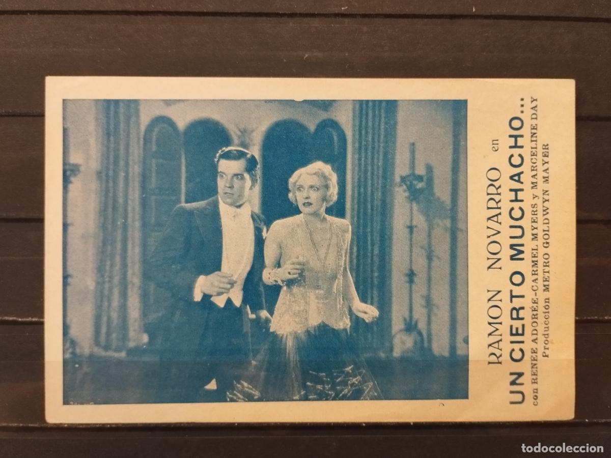 Flyers Publicitaires de Films Anciens: JT - PROGRAMA DE CINE. TARJETA. UN CIERTO MUCHACHO. PERFECTO