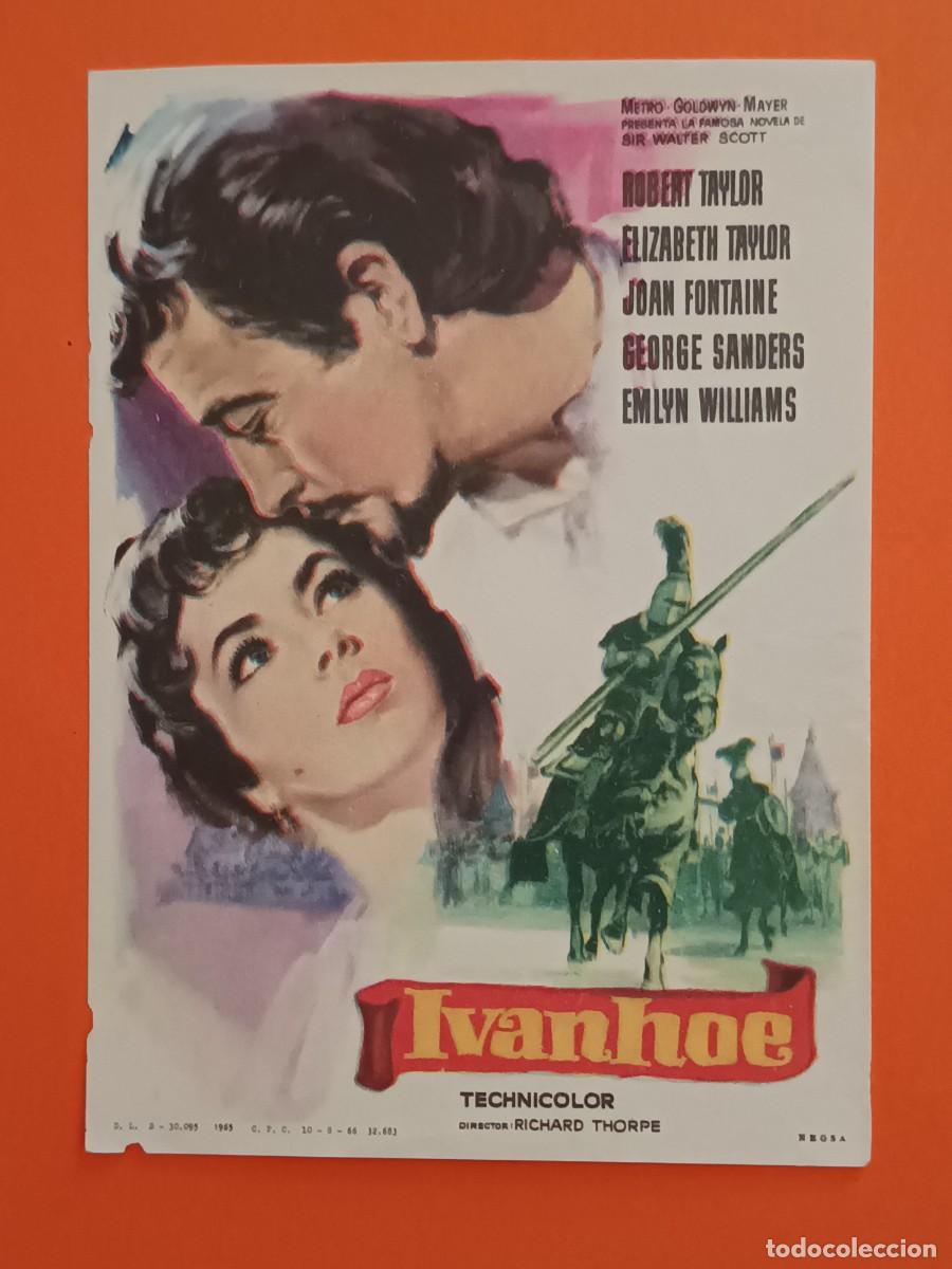 Cine: PROGRAMA DE CINE IVANHOE ROBERT TAYLOR