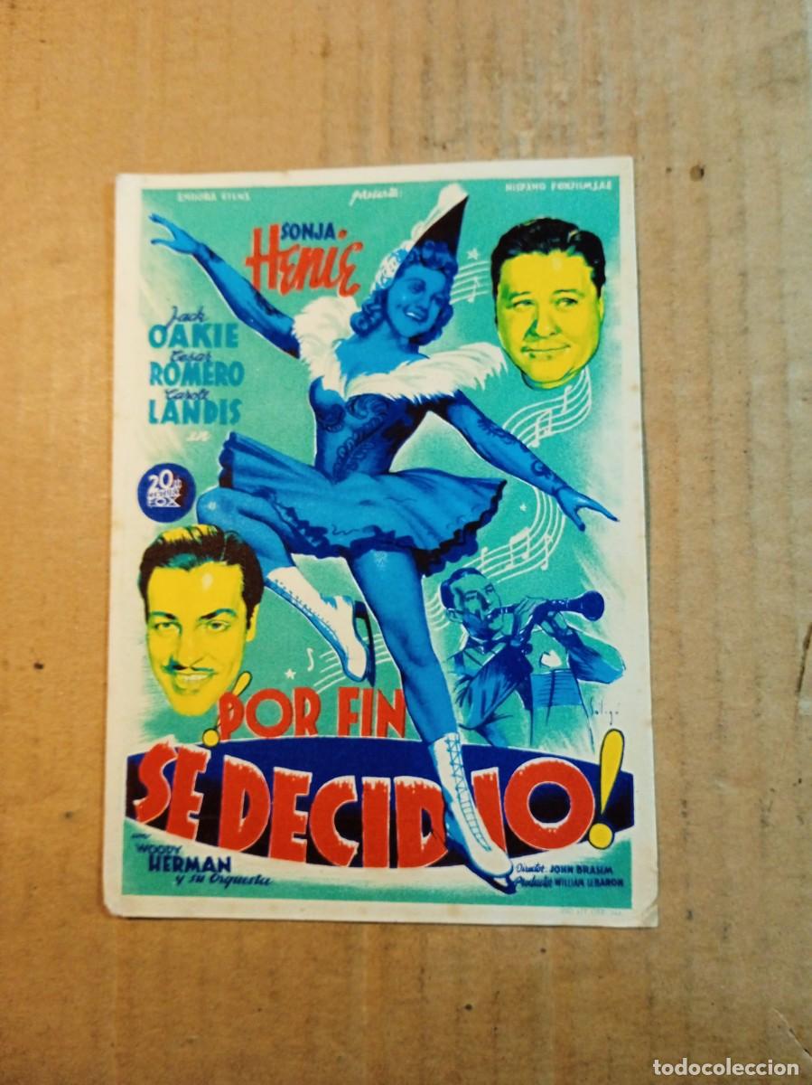 Cine: FOLLETO DE MANO CON PUBLICIDAD