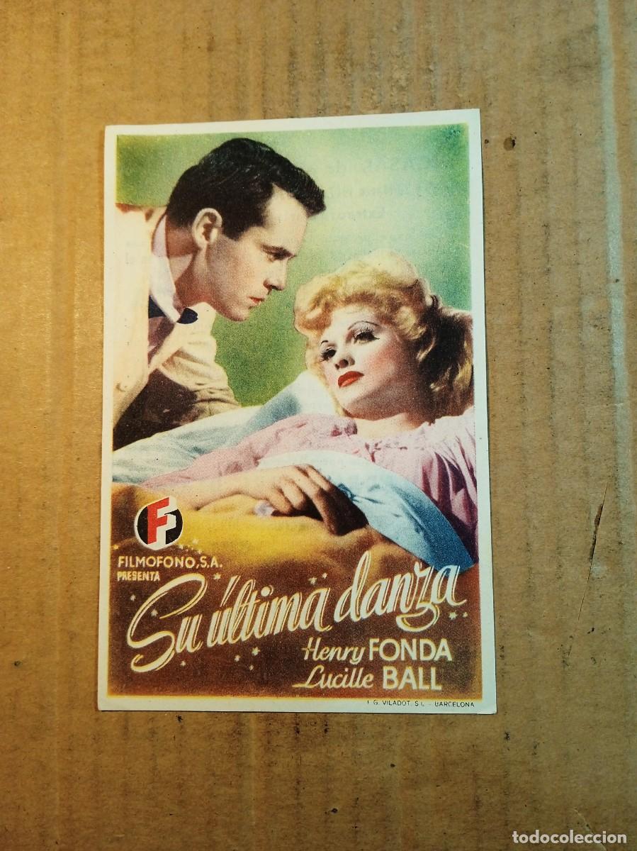 Folhetos de m&atilde;o de filmes antigos de cinema: FOLLETO DE MANO CON PUBLICIDAD