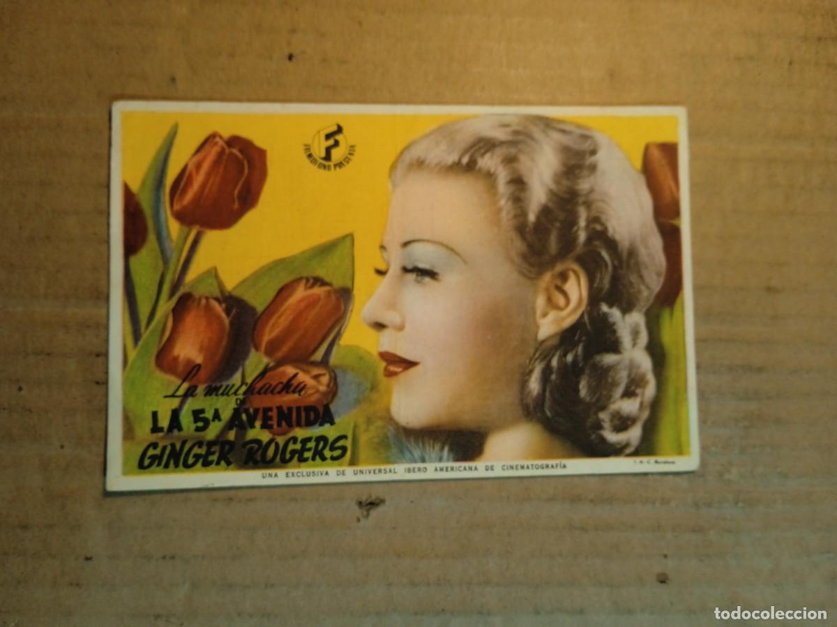 Folhetos de m&atilde;o de filmes antigos de cinema: FOLLETO DE MANO CON PUBLICIDAD