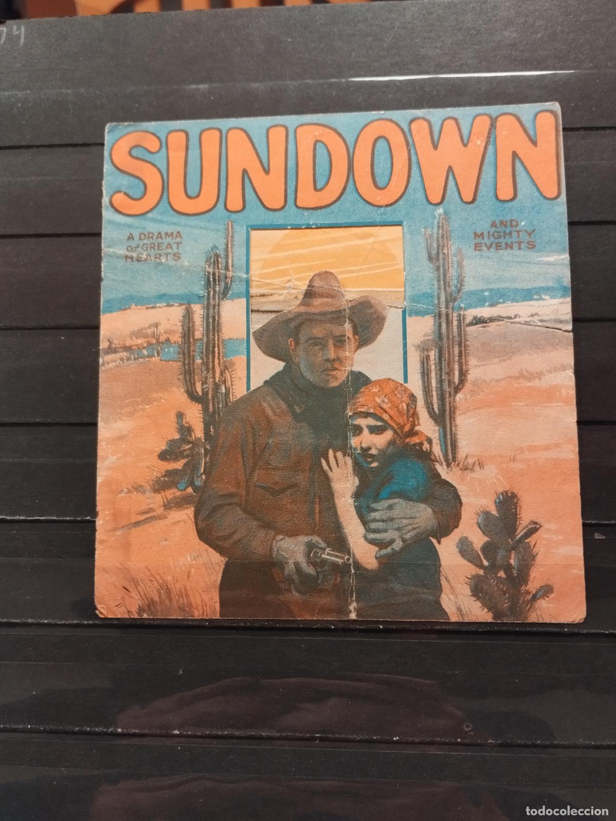 Cine: JT - PROGRAMA DE CINE. TROQUELADO. DOBLE. SUNDOWN. EXTRANJERO