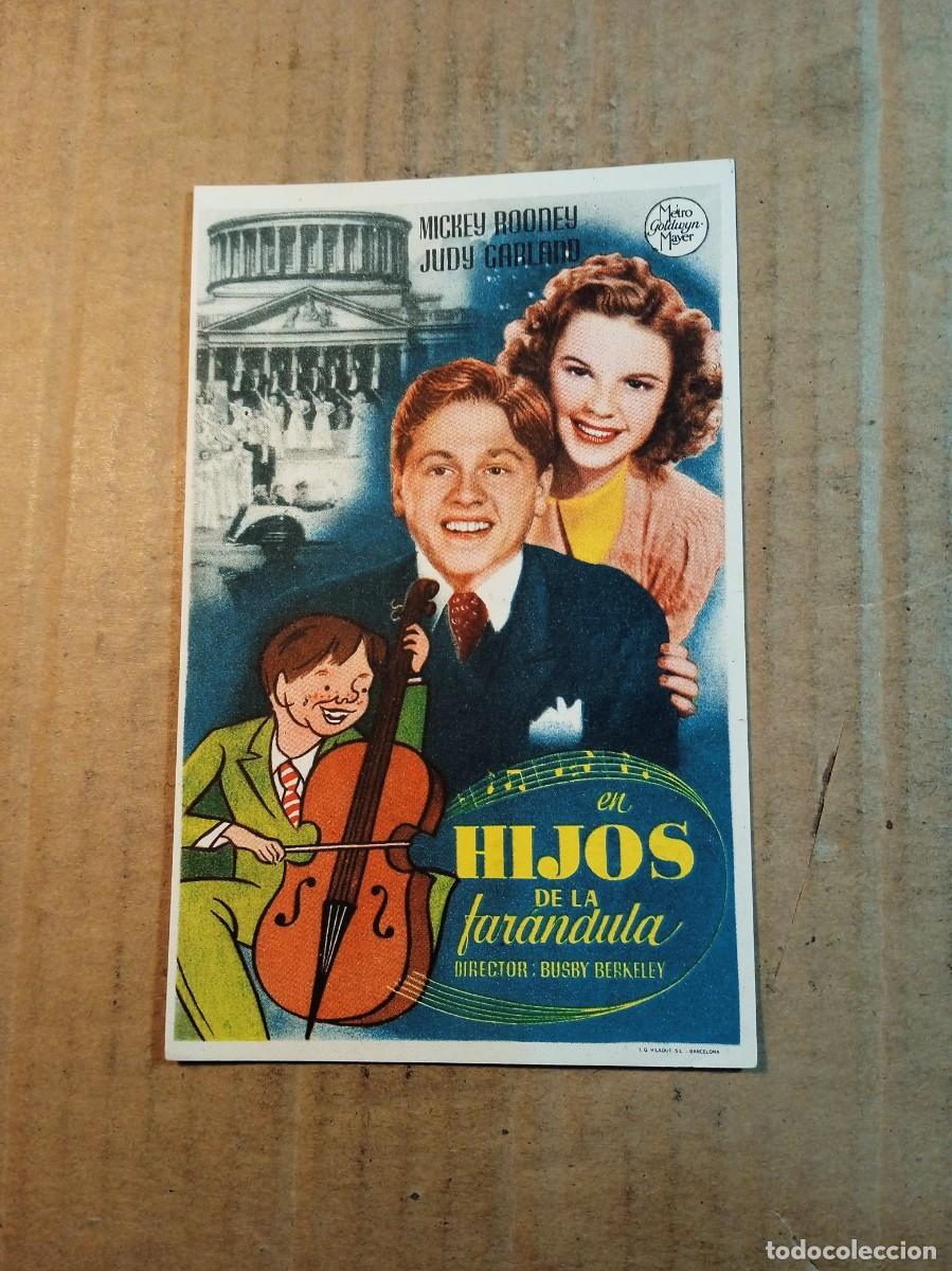 Folhetos de m&atilde;o de filmes antigos de cinema: FOLLETO DE MANO CON PUBLICIDAD