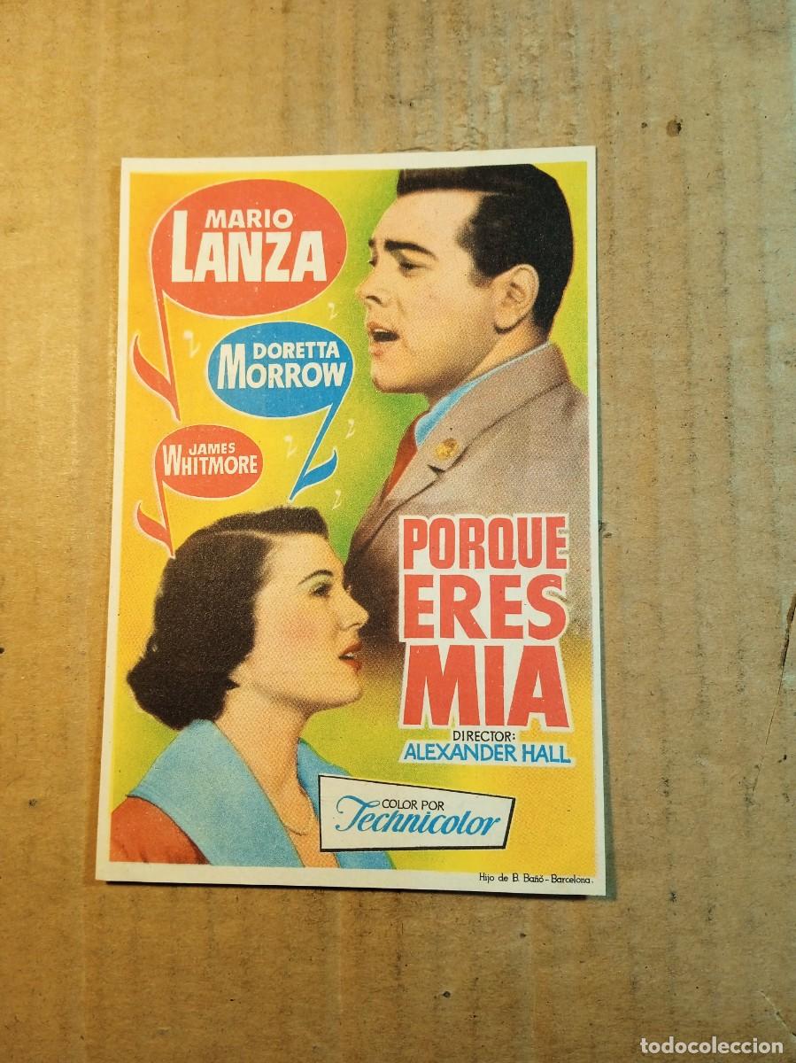 Kino: FOLLETO DE MANO CON PUBLICIDAD