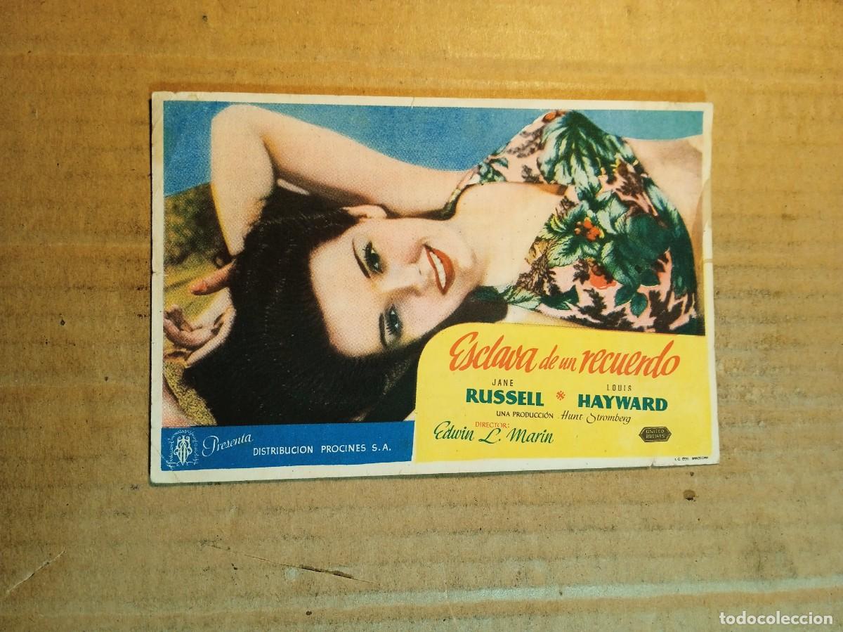 Folhetos de m&atilde;o de filmes antigos de cinema: FOLLETO DE MANO CON PUBLICIDAD
