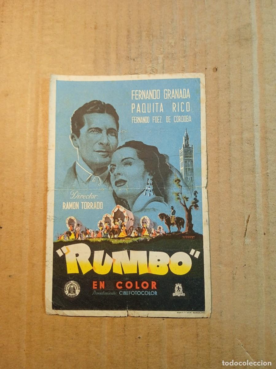 Kino: FOLLETO DE MANO CON PUBLICIDAD
