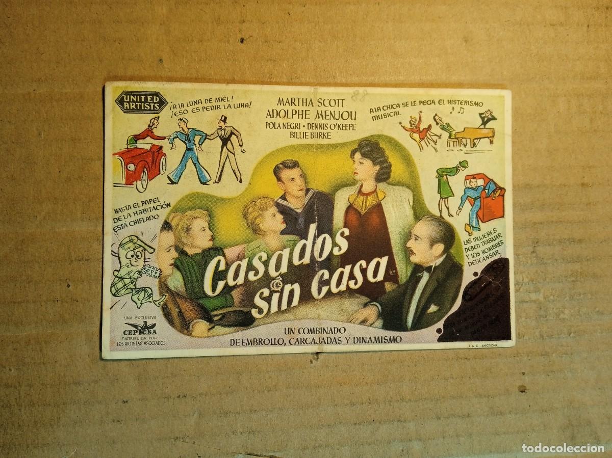  Flyers Publicitaires de films Anciens: FOLLETO DE MANO CON PUBLICIDAD