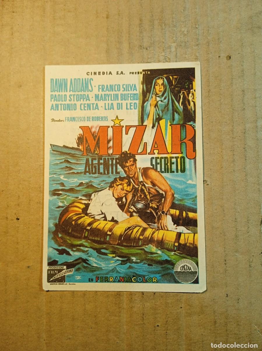 Folhetos de m&atilde;o de filmes antigos de cinema: FOLLETO DE MANO CON PUBLICIDAD