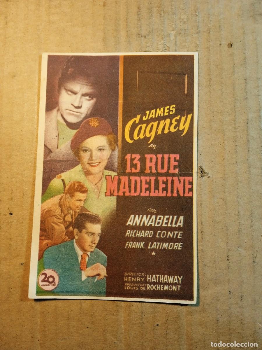  Flyers Publicitaires de films Anciens: FOLLETO DE MANO CON PUBLICIDAD