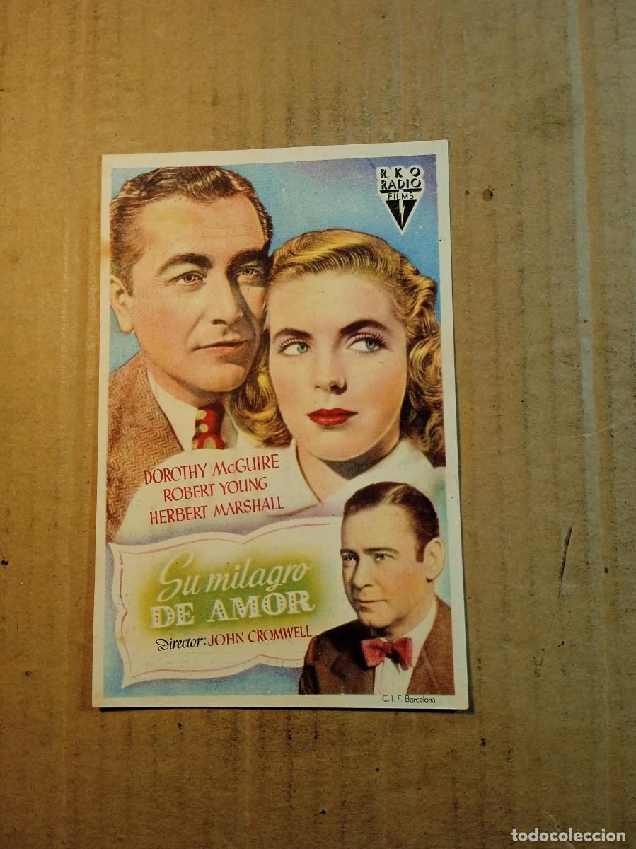 Folhetos de m&atilde;o de filmes antigos de cinema: FOLLETO DE MANO CON PUBLICIDAD